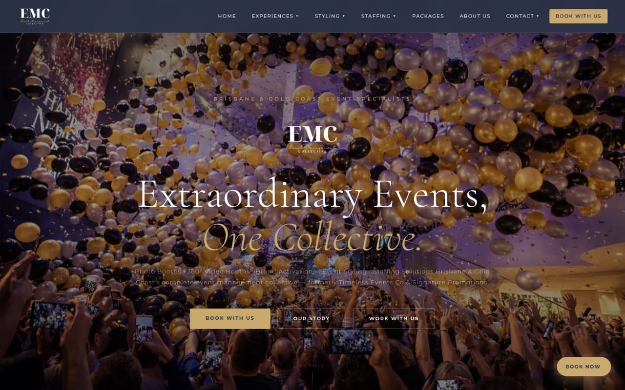 Example of a website design preview produced by Summit Growth Systems